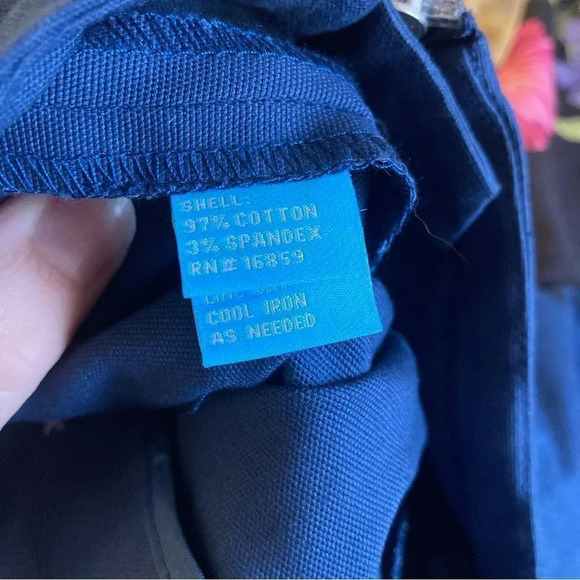 J MCLAUGHLIN Navy Cotton Pants Size 2 - Picture 8 of 8